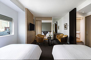 「シーリー社」製ベッドを使用