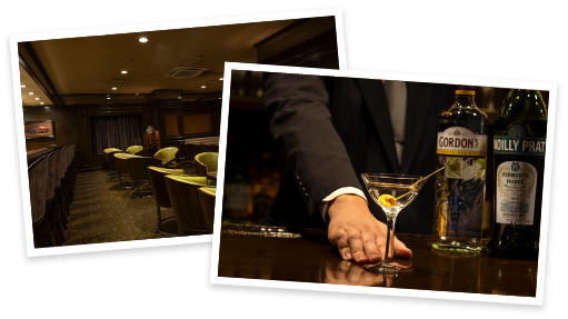 21:00　BARでの寛ぎのひととき