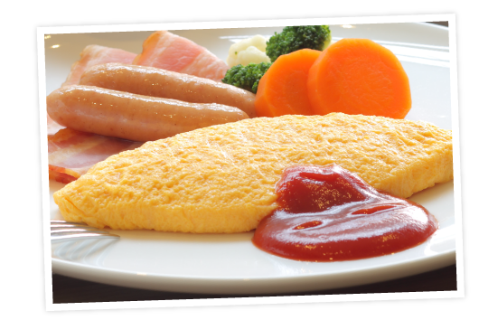 8:00　人気の朝食ブッフェ